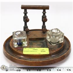 ANTIQUE INKWELLS