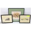 Image 1 : LOT OF 3 VINTAGE FRAMED PICS INCL 1932 AUBURN