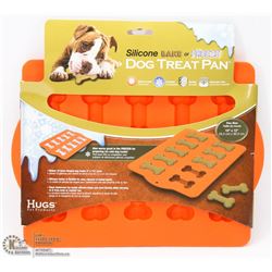 NEW SILICONE BAKE OR FREEZE DOG TREAT PAN 10"X12"
