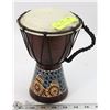 Image 1 : SMALL AFRICAN HAND DRUM HANDPAINTED