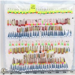 LOT OF 280 ASSORTED JIGS