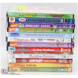 BUNDLE OF 13 TODDLER DVD MOVIES - KIDS