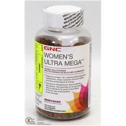 GNC WOMENS ULTRA MEGA MULTI VITAMINS BERRY