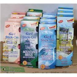 FLAT OF GEL STICK ON AIR FRESHENERS