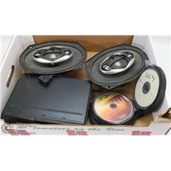 KENWOOD SPEAKERS INCL 6 DISC STACK & HARLEY