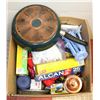 Image 1 : EXTRA  LARGE BOX OF CAMPING POTS, BAGS,