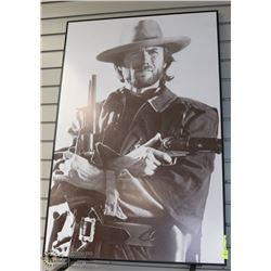 36"X24" CLINT EASTWOOD SPAGHETTI WESTERN