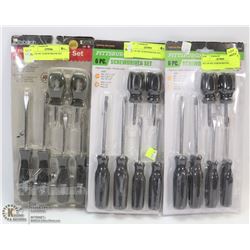 3 SCREWDRIVER SETS