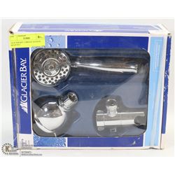 GLACIER BAY CHROME SHOWER HEAD SET