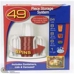NEW 49PC STORAGE SYSTEM
