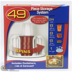 NEW 49PC STORAGE SYSTEM