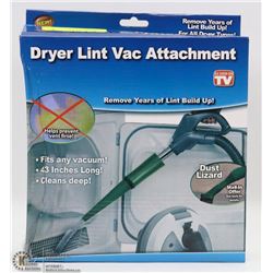 NEW DRYER LINT VAC ATTACHMENT