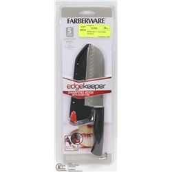 NEW FARBERWARE 5" SANTOKU KNIFE WITH SELF