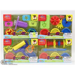 LOT OF 4 SUPER MINI KIDS DOUGH SETS