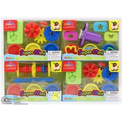 LOT OF 4 SUPER MINI KIDS DOUGH SETS