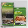 Image 1 : NEW PACK GRILL SOLD WITH CAMP STOVE TOASTER