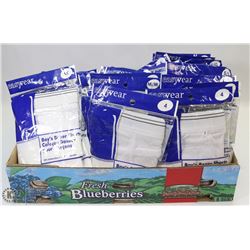 FLAT OF ASSORTED SIZE BOXER SHORTS