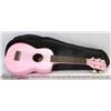 Image 1 : DENVER DUKE-PINE UKULELE (PINK) W/CASE