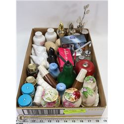 FLAT OF VINTAGE SALT & PEPPER