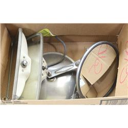 BOX OF ASSORTED VINTAGE AUTO MIRRORS INCL