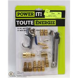 NEW 'POWER IT' 17 PIECE ACCESSORY KIT. TOOLS &