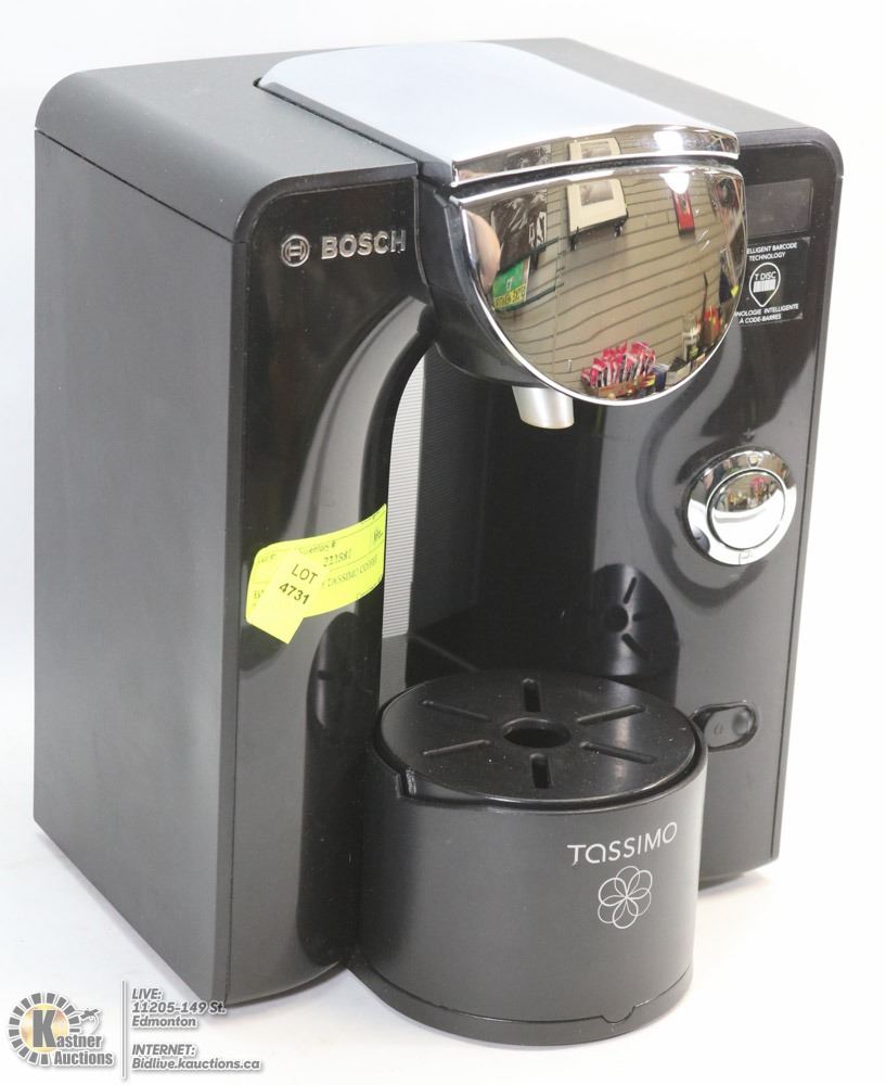Black Bosch Tassimo Coffee Maker