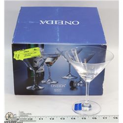 INEIDA VIRTUOSO SET OF 4 -6OZ MARTINI DISHWASHER