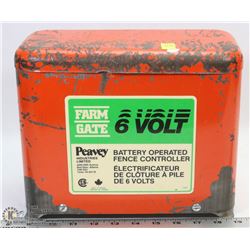 FARM GATE BATTERY OPERATED FENCE CONTROLLER
