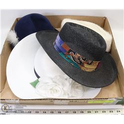 FLAT W/4 SUMMER HATS - SEASONAL