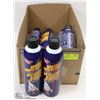 Image 1 : BOX WITH 6 NEW KLEEN-FLO CANS OF BRAKE &