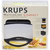 Image 1 : KRUPS WAFFLE CHEF COMPACT WAFFLE MAKER