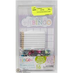 NEW BABY SHOWER BINGO GAME.