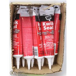 8 NEW TUBES OF  KITCHEN & BATH ADHESIVE CAULKING