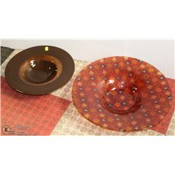 TWO DECORATIVE BOWLS