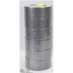 6 NEW ROLLS OF DUCT TAPE