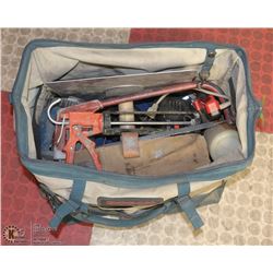 BOSCH TOOL BAG FULL OF ASSORTED TOOLS