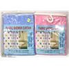 Image 1 : LOT OF 2 FABRIC SHOWER CURTAINS