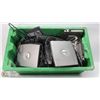 Image 1 : BOX OF LAPTOP CHARGERS AND USB DVD ROM