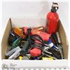 Image 1 : BOX OF MULTI TOOLS, SCREWDRIVERS & ETC.