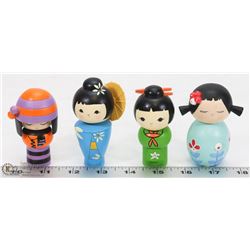 LOT OF 4 MOMIJI DOLL COLLECTIBLES