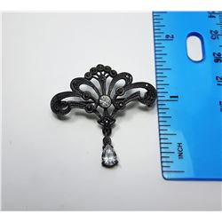 4 - BROOCH STAMPED 925 SILVER