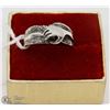 Image 1 : MENS/LADIES RING, STERLING SILVER MARKED 925