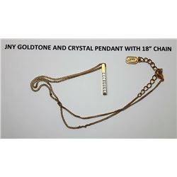 14 - JNY STAMPED GOLD TONE &
