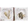 Image 1 : LOT OF 2 RHINESTONE ANIMAL BROOCHES