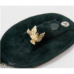 2.36GRAMS 10K STAMPED EAGLE RING SIZE 6.25