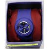 Image 1 : CIAO ITALIA LADIES BLUE SLAP STYLE WATCH NEW