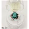 Image 1 : #16-GREEN APATITE GEMSTONE RING