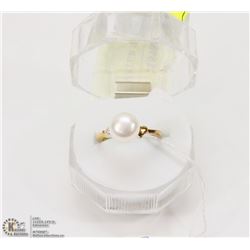 #46-FRESH WATER PEARL WHITE RING