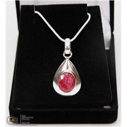 #33-NATURAL RED RUBY PENDANT