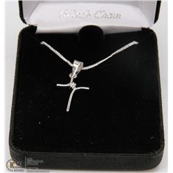 STERLING SILVER WRAPPED CROSS BY RADIANCE